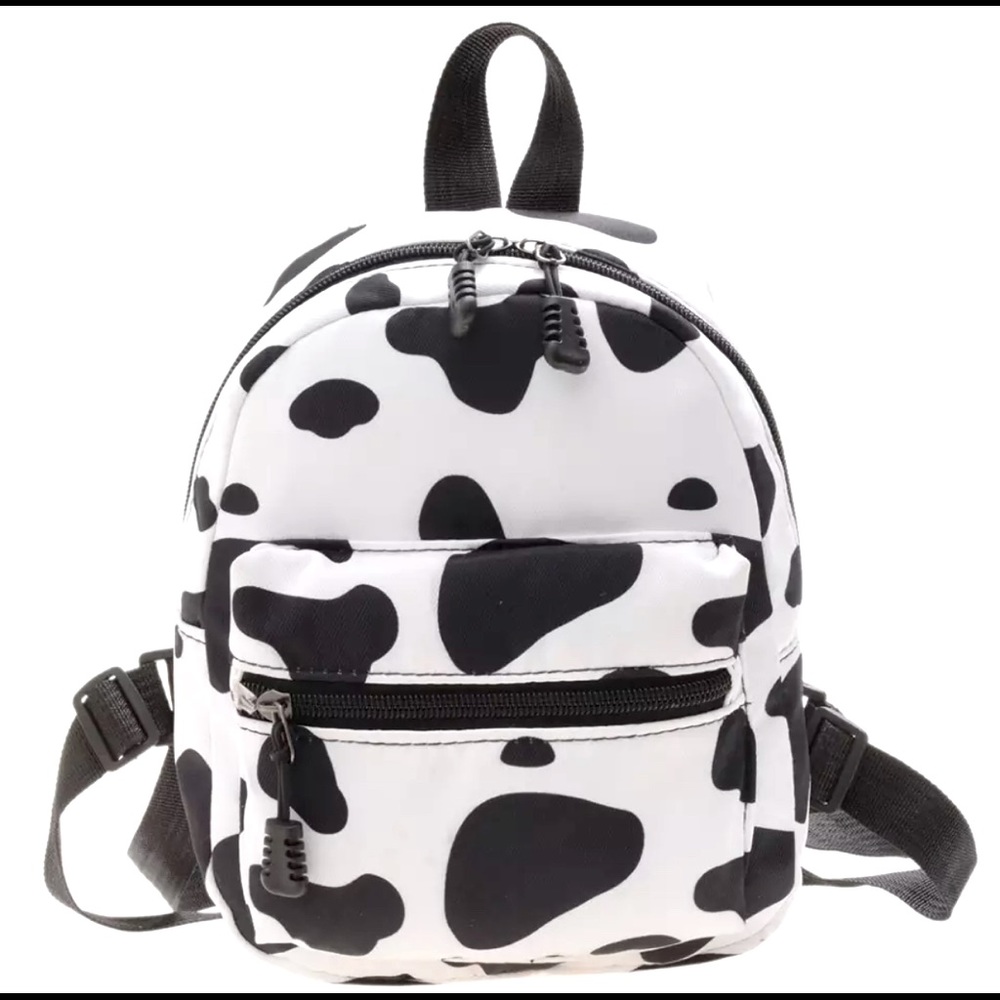 Cow Print Mini Backpack